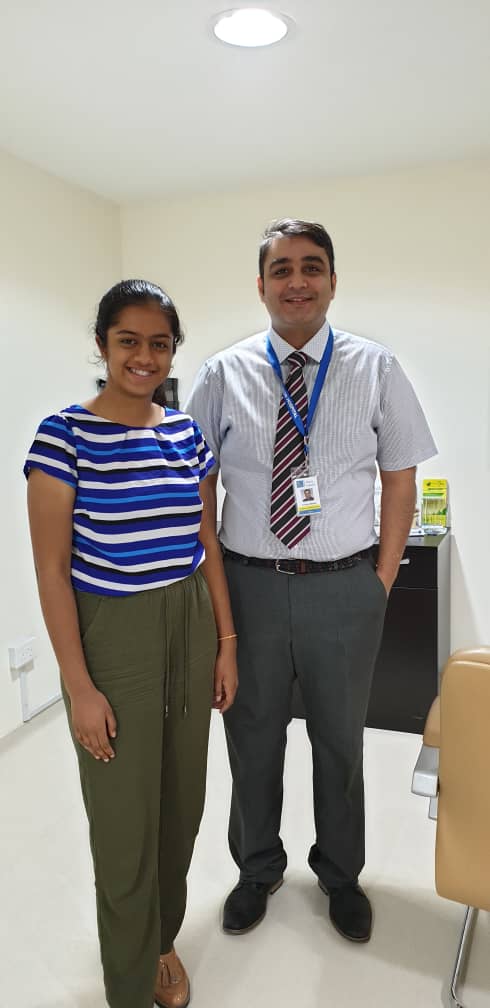 Short Attachment of Miss Krishnaswamy