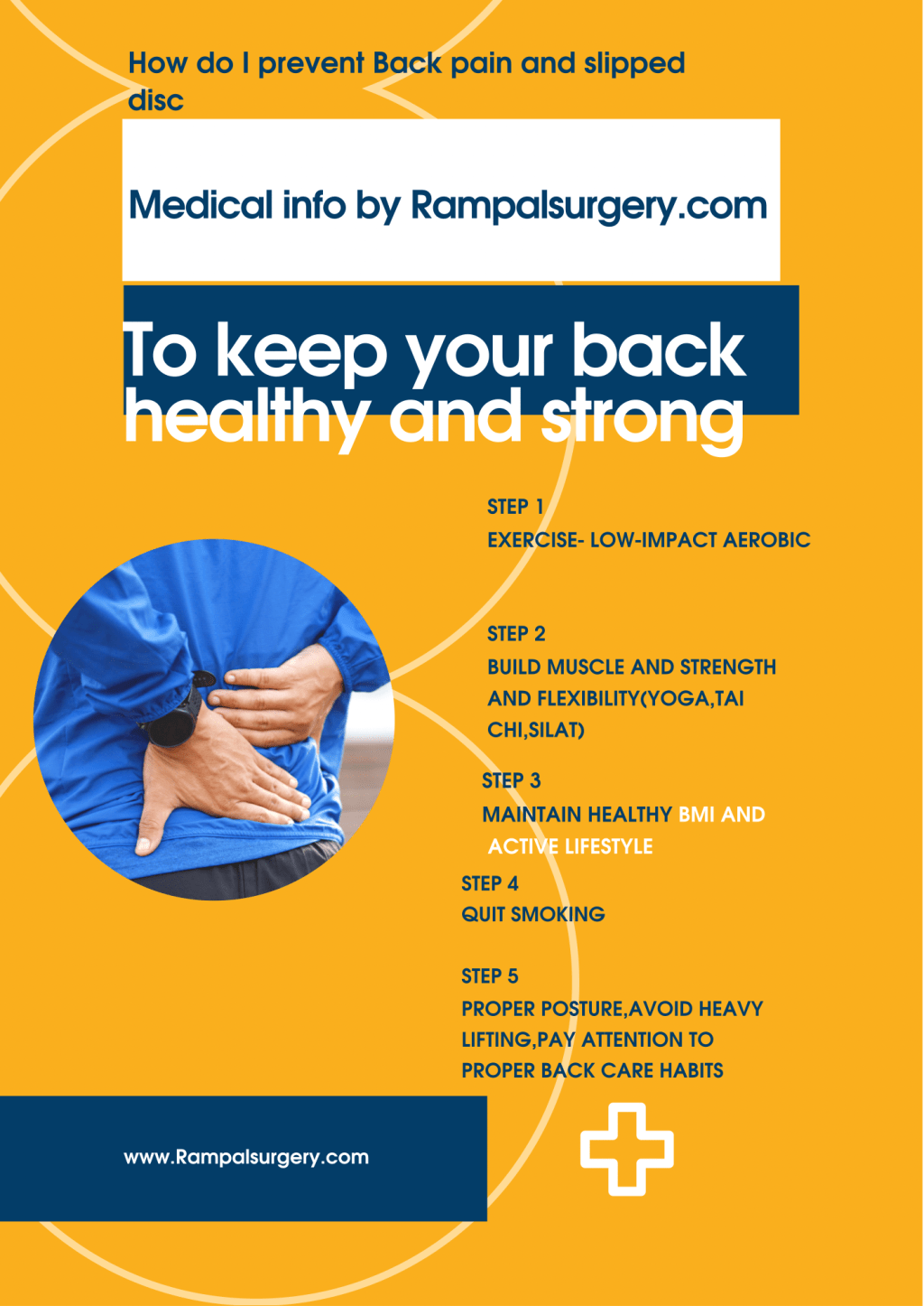 How do I prevent Back Pain and Slipped Disc by Dr Sanjiv Rampal of Rampalsurgery Kuala Lumpur