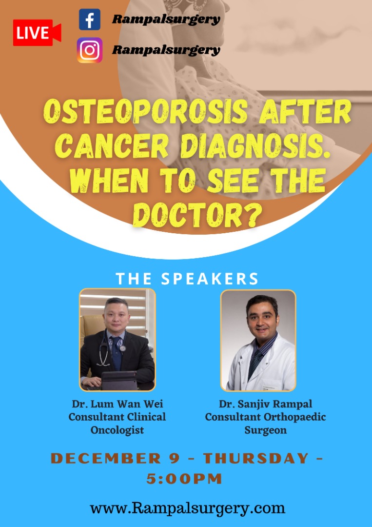 Osteoporosis After Cancer Diagnosis. When to see the Doctor?