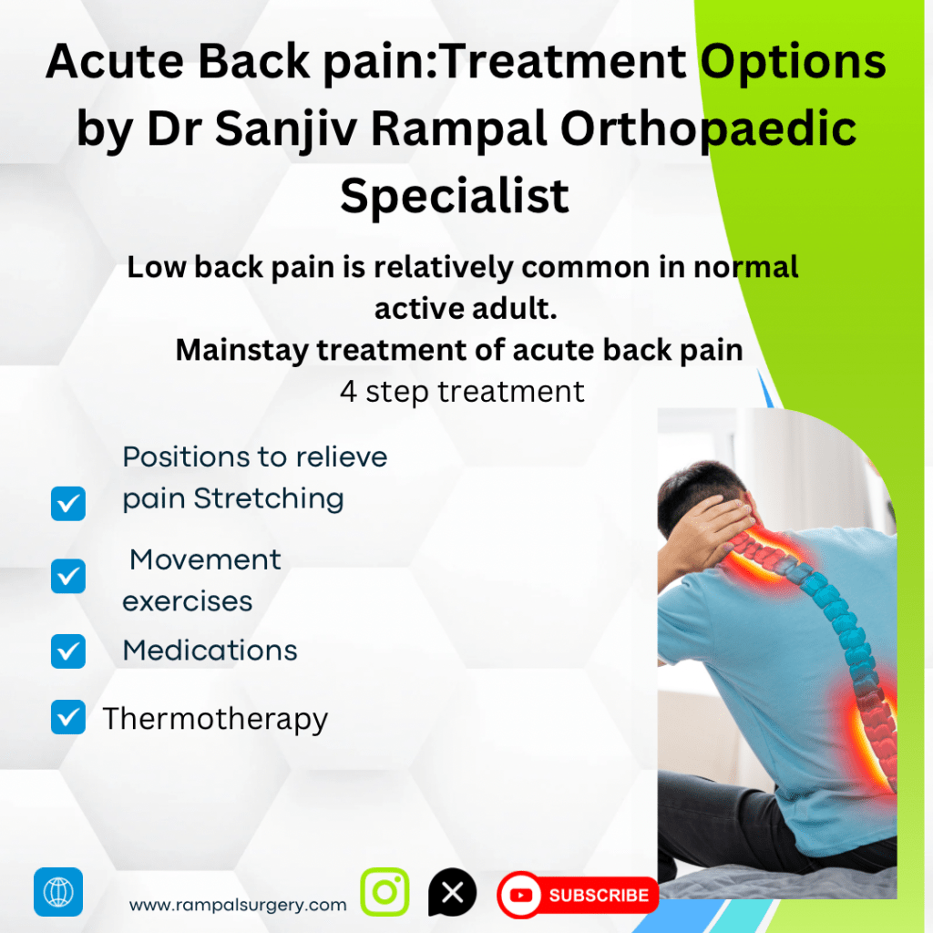 Back pain Treatment Options by Dr Sanjiv Rampal Mbbs Ms Ortho Kuala&nbsp;Lumpur