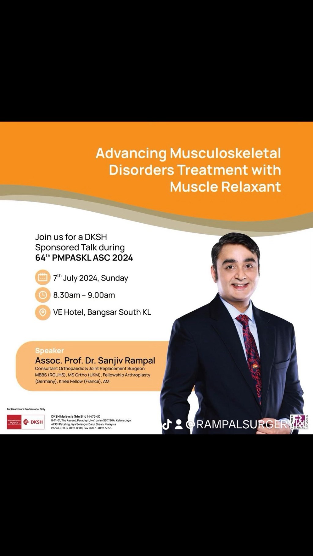 Dr Sanjiv Rampal presents at Annual Primary Medical Practitioners Association KL PMPASKL conference 2024