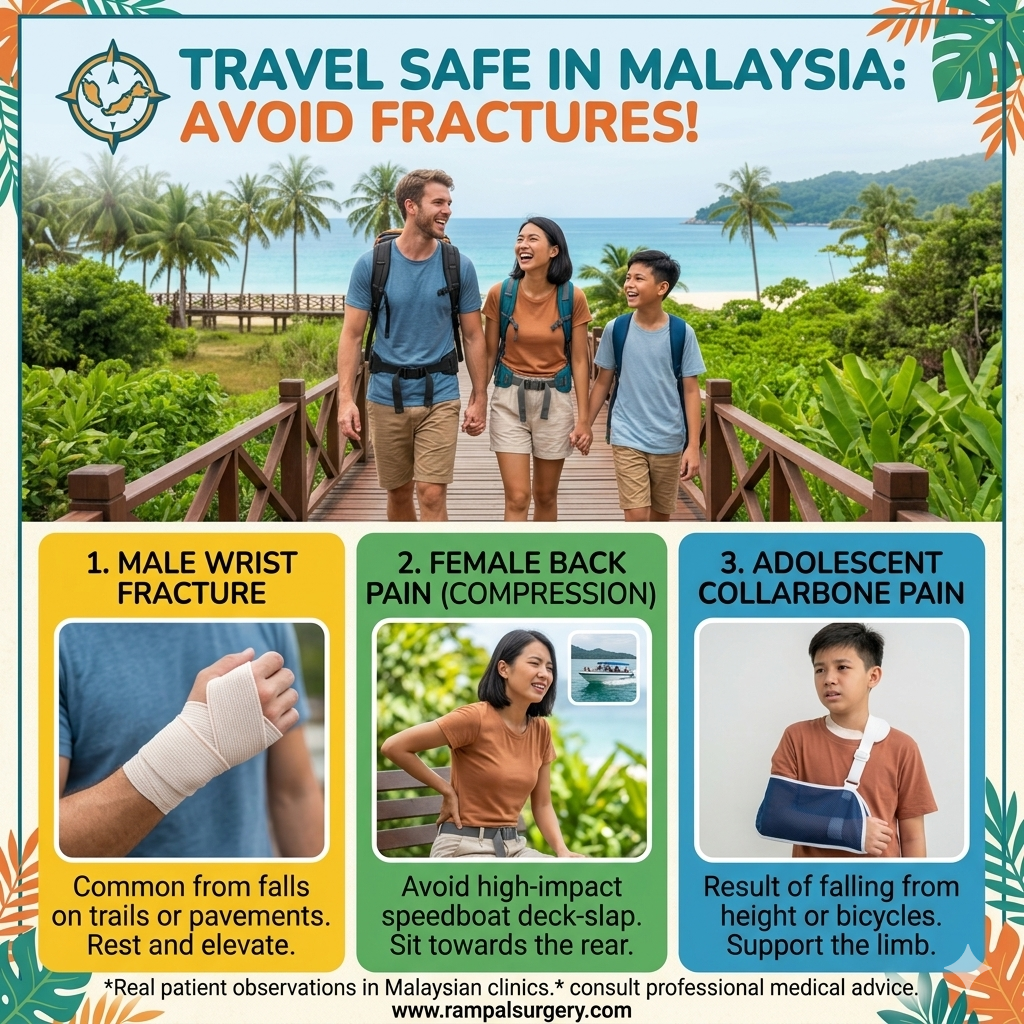Holidaying in beautiful Malaysia? Don’t let a fracture ruin your trip!